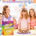 thumbnail image 4 of Cheinxy 7"/11"/13" Happy Birthday Gift Bag with Tissue Paper and Greeting Card for Birthday Party,Birthday Gift Bag Set for Men Women Boys Girls, 4 of 7