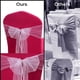 thumbnail image 4 of 20 piezas de Organza para silla, lazo decorativo, lazos, fajas para recepción de boda, eventos, decoración de banquetes, 4 of 5