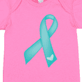 thumbnail image 4 of Inktastic Teal Awareness Ribbon Girls Baby Bodysuit, 4 of 5