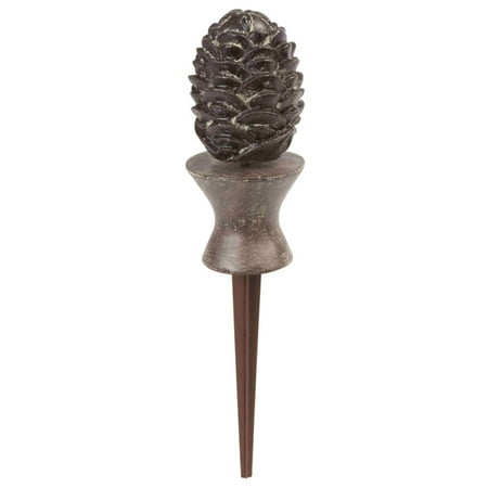 Hose Guide Spike - Liberty Pine Cone Hose Guide, Bronze