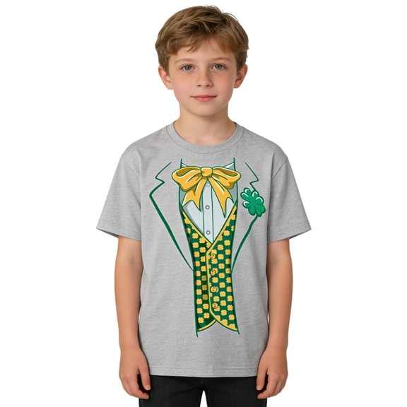 Shadoumai Boys Shirts Size 10-12 Crew Neck Short Sleeve Casual Funny Tees T Shirt for Boys and Boys