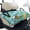 Floral Print, variant on Pzuqiu American Flag Quilted Golf Cart Seat Cover | 2-Person With 4 Storage Pockets | Non Slip Universal Fit for EZGO Yamaha Club Car