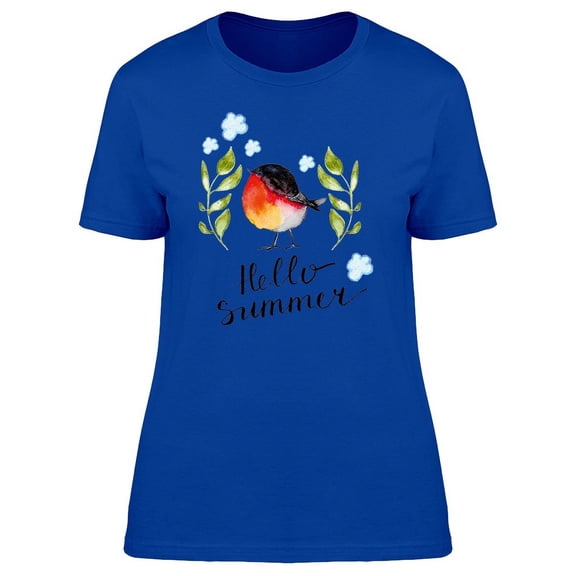 The Bullfinch Inflated Bird T-Shirt Women -Image by Shutterstock, Female XX-Large