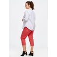 thumbnail image 3 of Ellos Women's Plus Size Long Sleeve Button-Down Shirt Oversized Tunic Blouse, 3 of 6