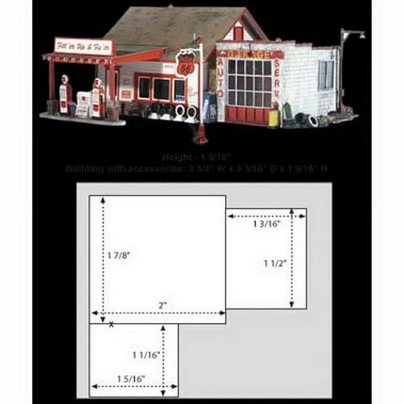 Woodland Scenics N B/U Fill'er Up & Fix'er WOOBR4922 N Buildings