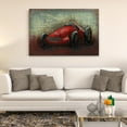 thumbnail image 6 of Empire Art Direct Le Mans Hand Painted 3D Metal Wall Art, 32" x 48" x 3.0", Ready to Hang, 6 of 8