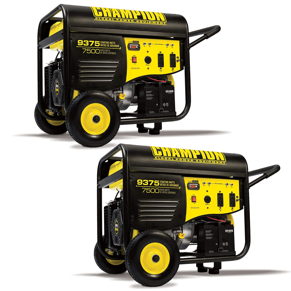 Champion 7500 Watt Portable Electric Start RV Ready Gasoline Generator