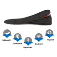 thumbnail image 3 of 1 Pair of Unisex Adjustable Shock Absorption Height Increase Invisible Insole, 3 of 6