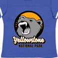 thumbnail image 4 of Inktastic Yellowstone Growling Bear Boys or Girls Toddler T-Shirt, 4 of 5