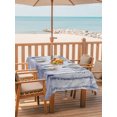 thumbnail image 3 of 60x120 Inch Outdoor Tablecloth with Umbrella Hole Zipper Rectangle Winter Trees Rectangular Tablecloths Outside Waterproof Blue Purple Withered Birch Tree Branch Patio Table Cloth Cover for Picnic, 3 of 8