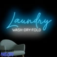 thumbnail image 2 of Handmadetneonsign Laundry Neon Sign, Laundry Wash Dry Fold Led Sign, Laundry Service Neon Light 94554, 2 of 5