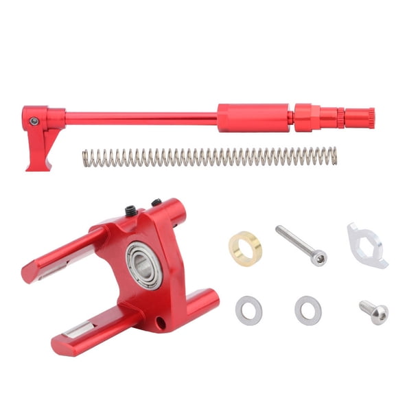 Greeniant Juego de palanca de cambios de bicicleta, empujador de cadena de transmisión de cambio trasero de bicicleta profesional de aleación de aluminio Ciclismo Rojo Greeniant OD024309-02