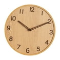 thumbnail image 4 of Reloj de Pared de Madera de 30 Cm Decorativo Grande Redondo Cocina Aula Escuela, 4 of 9