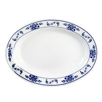 Excellante Lotus Melamine Dinnerware Collection 9 oz, 10" x 7 1/2" Deep Platter, Comes in Dozen