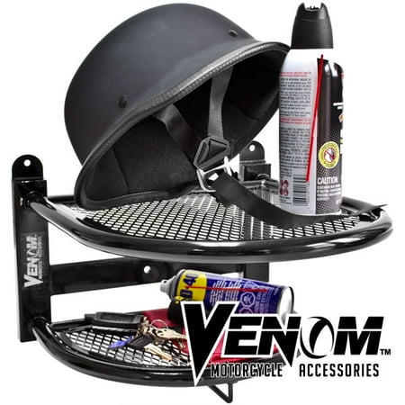 - Venom Motorcycle Helmet Gloves Jacket Shelf Shelves For Honda Rebel Fury Scrambler Custom Hawk