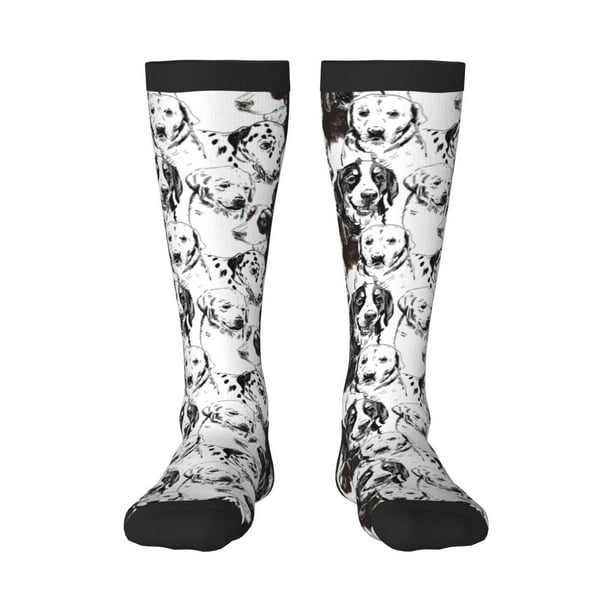 Fotbe Labrador Retriever Dog Calcetas Divertidas Estampadas para Hombre y Mujer, Calcetas de Algodón hasta la Rodilla para Caminar, Correr, Enfermería y Embarazo