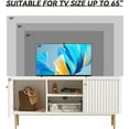 thumbnail image 3 of ARTPOWER 55” Fluted TV Stand, Mid Century Modern TV Stand for 55/60/65 inch TV, Entertainment Center with Storage, Television Stands, TV Console, Media Console for Living Room, Bedroom, 3 of 6