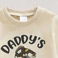thumbnail image 4 of Xudanell Toddler Boy Winter Clothes Embroidery Baby Camo Fall Outfits Retro Smooth Sweatshirts Pants Set, 4 of 8