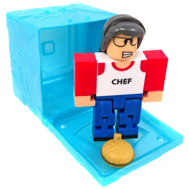 Roblox Red Series 3 High School Life Lunch Lady Mini Figure Blue