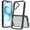 Black, variant on Allytechgroup iPhone 16 Case Clear, Slim Fit Acrylic Transparent Shockproof Not-Yellowing Bumper Minimalist Phone Case for Apple iPhone 16, Black