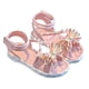 thumbnail image 2 of Puntoco Verano Nuevo Estilo Moderno Y Cómodo Zapatos De Playa Antideslizantes De Suela Blanda Sandalias De Estilo De Diamantes De Imitación De Flores De Suela Blanda Sandalias Para Niñas Rosa 30, 2 of 3