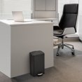 thumbnail image 3 of Innovaze 1.3 Gal./5 Liter Rectangular Matt Black Step-on Trash Can for Bathroom and Office, 3 of 9