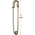 thumbnail image 3 of 50 Pcs Safety Pins Heavy Duty Large Safety Pins Steel, 3 of 6