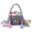 Dark gray, variant on Yardvibe Cute Bunny Easter Basket with Plush Ears, Fluffy Easter Egg Hunt Bag Soft Fabric, Easter Baskets for Egg Hunt, Candy & Gift Storage, Dark gray