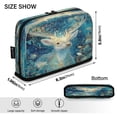 thumbnail image 3 of Standing Pencil Case with Base Large Capacity Stationery Pouch Pen Bag with Zipper for Women Men Beautiful Glowing Deer, 3 of 7