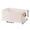 White, variant on JeashCHAT Collapsible Fabric Storage Bin Organizer with Handles Sturdy Foldable Storage Box Shelves Closet Wardrobe Large Capacity Storage Baskets for Organizing Clothing, Jeans, Toys (Gray)