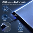 thumbnail image 5 of KOBAIBAN Ultra-Thin A4 LED Light Board for Diamond Painting with Stepless Dimming Portable USB Light Pad for Tracing & Drawing, 5 of 8