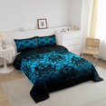 thumbnail image 3 of Erosebridal Retro Damask Comforter Sets King Size, Honeycomb Geometry Comforters & Duvets, Bohomian Style Decor, Reversible, 3 of 8