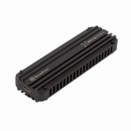 SilverStone Technology MS12 20 Gbps SuperSpeed Plus USB 3.2 Type-C to NVMe M.2 SSD Enclosure  Black price history on PriceWatchPro