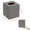 thumbnail image 3 of Square  Tissue Box Cover - Stylish Cube Tissue Box, 3 of 5