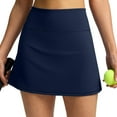 thumbnail image 5 of JIKNTTR Womens Shorts Summer Dressy Casual Double Layered Pleats Tennis Skirts For Women High Waisted Skirt With Shorts Pockets Workout Athletic Skirt Fashion Beach Shorts, 5 of 8