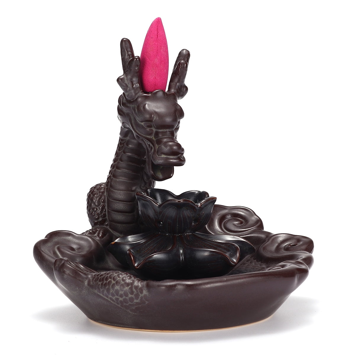 Grtxinshu Ceramic Glaze Dragon Censer Waterfall Smoke Backflow Cone Sticks Incense Burner With 10pcs Cones Walmart Com Walmart Com Grtxinshu Ceramic Glaze Dragon Censer Waterfall Smoke Backflow Cone Sticks Incense Burner With 10pcs Cones Walmart Com Walmart Com