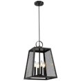 thumbnail image 3 of Beaumont Lane 4 Light Mesh Pendant in Black, 3 of 6
