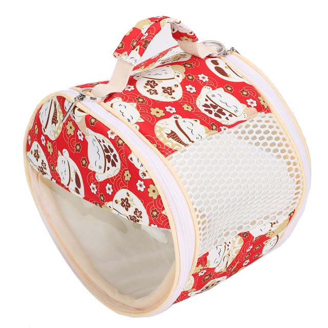 Bolsa visible para mascotas al aire libre forro de gamuza de cristal cómoda bolsa portátil para hámster loros para planeadores del azúcar ardillas y hámsteres ANGGREK Otros