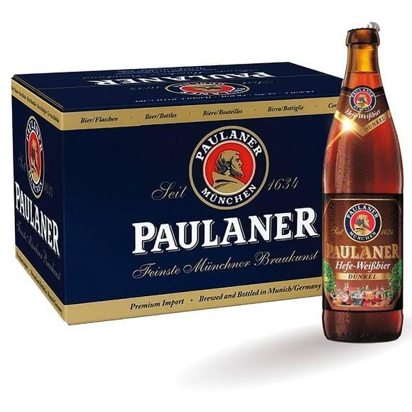 Cerveza Paulaner Hefe Weissbier Dunkel 20 Botellas 500 ml C/u Dunkel
