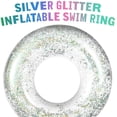 thumbnail image 2 of Glitter Sequin Inflatable Pool Floats, Swimming Pool Ring, Pool Toys Inflatable Water Float, Pool Inflatables for Kids and Adults- 36 Inch, 2 of 5