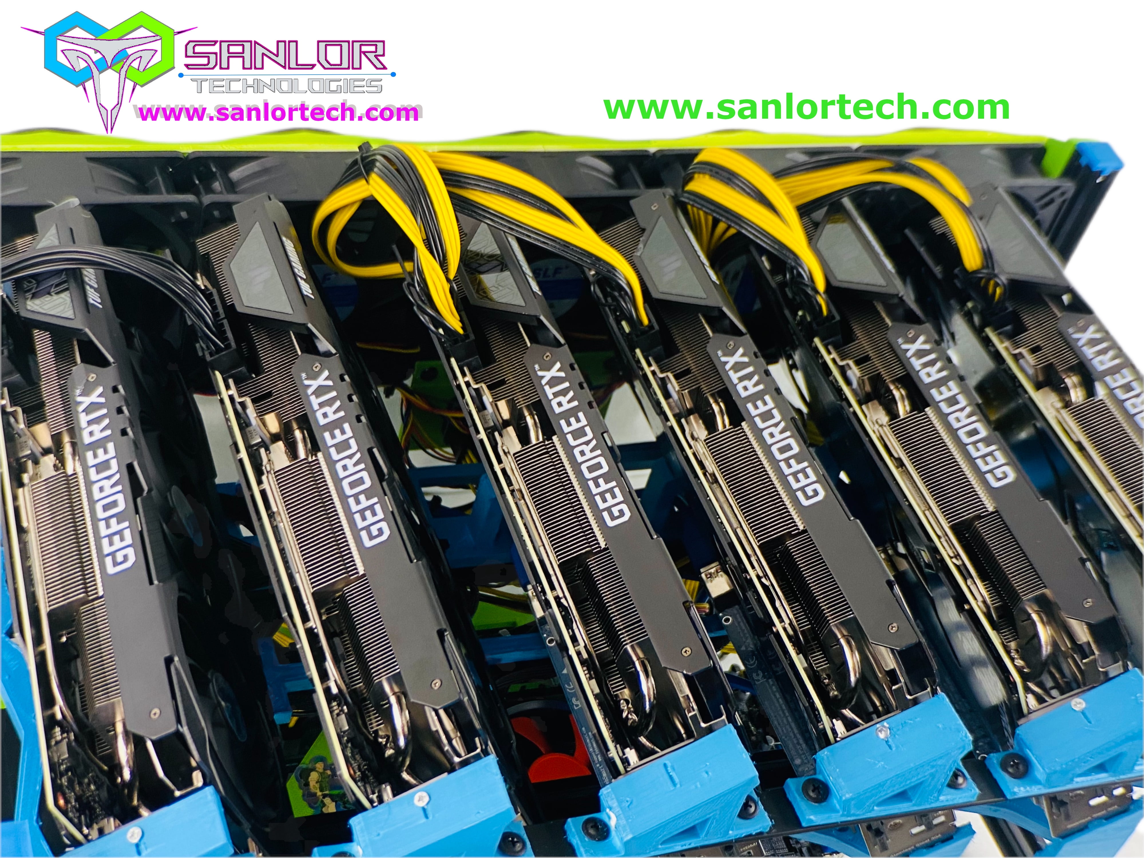 Nvidia Geforce Rtx Rtx 3070 Mining Rig Build SANLOR Technologies