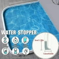 thumbnail image 5 of Water Stopper Shower Barrier Silicone Bathroom Kitchen Floor Retaining Strip, 5 of 5