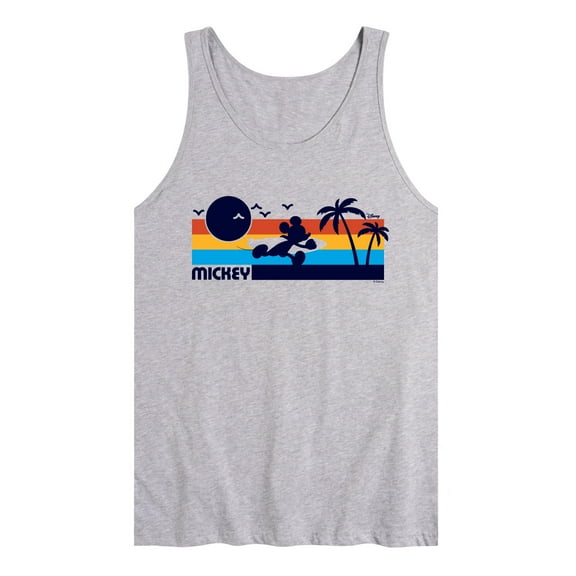 Mickey & Friends - Mickey Sunset Pattern - Men's Jersey Tank Top