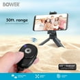 thumbnail image 6 of Bower Wireless Remote Shutter for Phone - Compatible with Most Smartphones, Compact Design, Lightweight, Includes Carrying Pouch - Black, 6 of 7