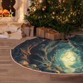thumbnail image 5 of Haiem Enchanted Forest Skull Path Pattern Christmas Tree Skirt Merry Christmas Party Christmas Tree Decoration,New Year Decorations-30", 5 of 6