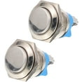 thumbnail image 1 of Miangastore 2pcs Doorbell Button Self-resetting Ringer Chime Door Bell Button Only Supply, 1 of 9