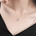 thumbnail image 6 of Bellitia Jewelry Rose Gold Plated 925 Sterling Silver Moonstone Pendant Necklace for Women, Cute Cat Motif Necklace with 45cm Collarbone Chain for Her, Delicate Gift for Valentine's Day, 6 of 7
