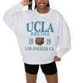 thumbnail image 2 of Women's Gameday Couture Ash UCLA Bruins Premium Fleece Pullover Sweatshirt, 2 of 5