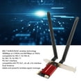 thumbnail image 3 of PCIe  Adapter, 2.4GHz 5GHz PCIe  Card 1200Mbps Powerful Coverage  for Desktop, 3 of 7