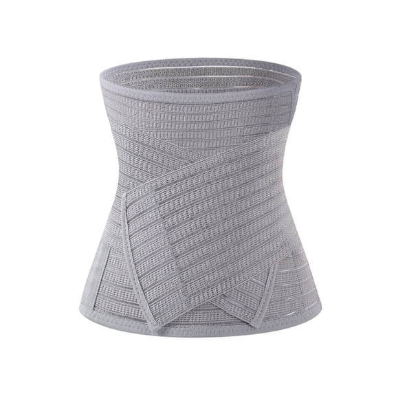 Arsvita Abdominal Binder Post Surgery Tummy Tuck, Postpartum Belly Band, Post C Section Recovery & Hernia Belt for Women, Gray